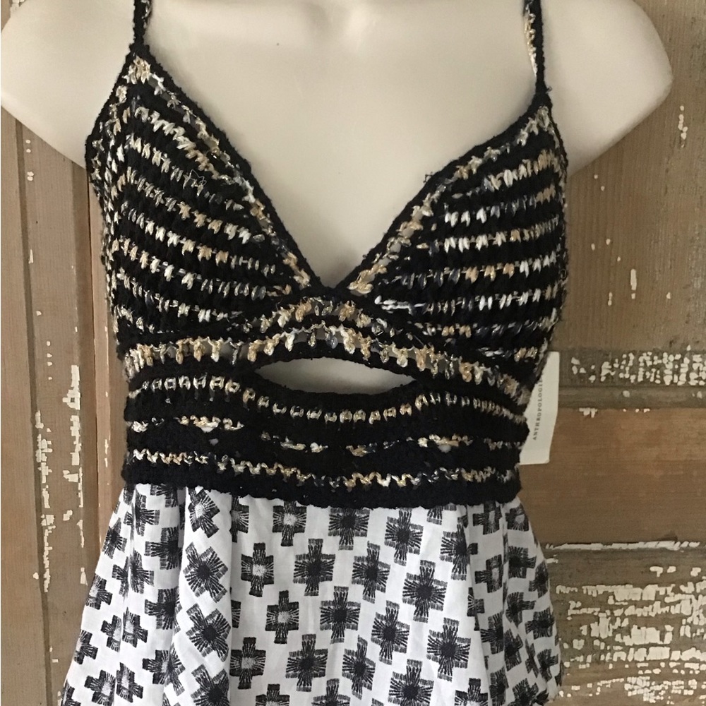 NWT By Anthropologie Freida Layered Sweater Tank top size M - Picture 2 of 13